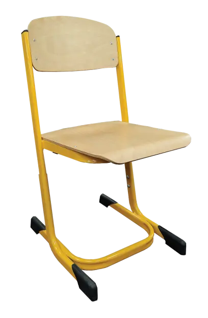 EDUARD židle student. stavitelná, velikost 5 - 7 RAL 1028 - žlutá